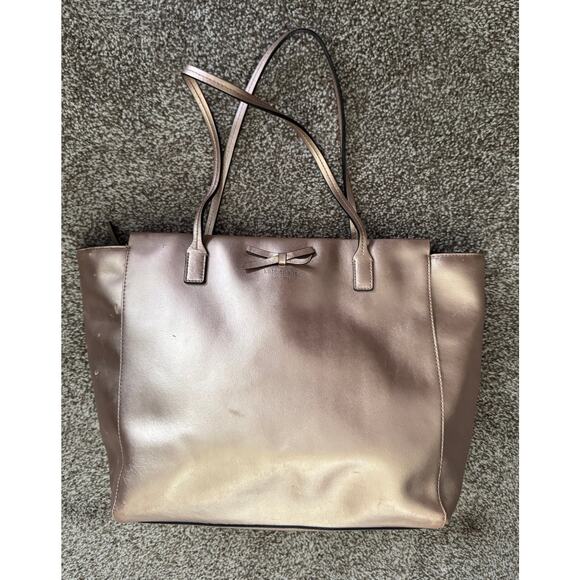 kate spade Handbags - Kate Spade Metallic Rose Gold Tote‎ Bag Purse